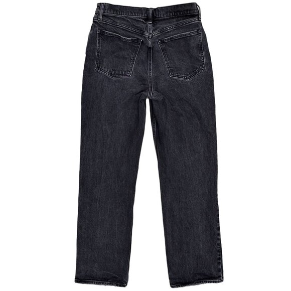 Abercrombie & Fitch The '90s Baggy Low Rise Jeans in Washed Black Denim Size 28 - Picture 3 of 15